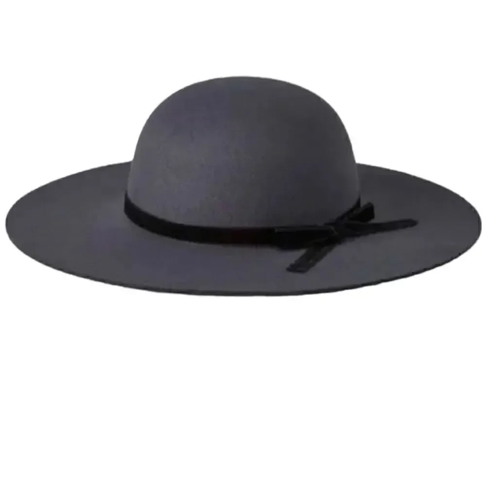 Cat & Jack Felt Floppy Gray Hat(Size 12-24M)